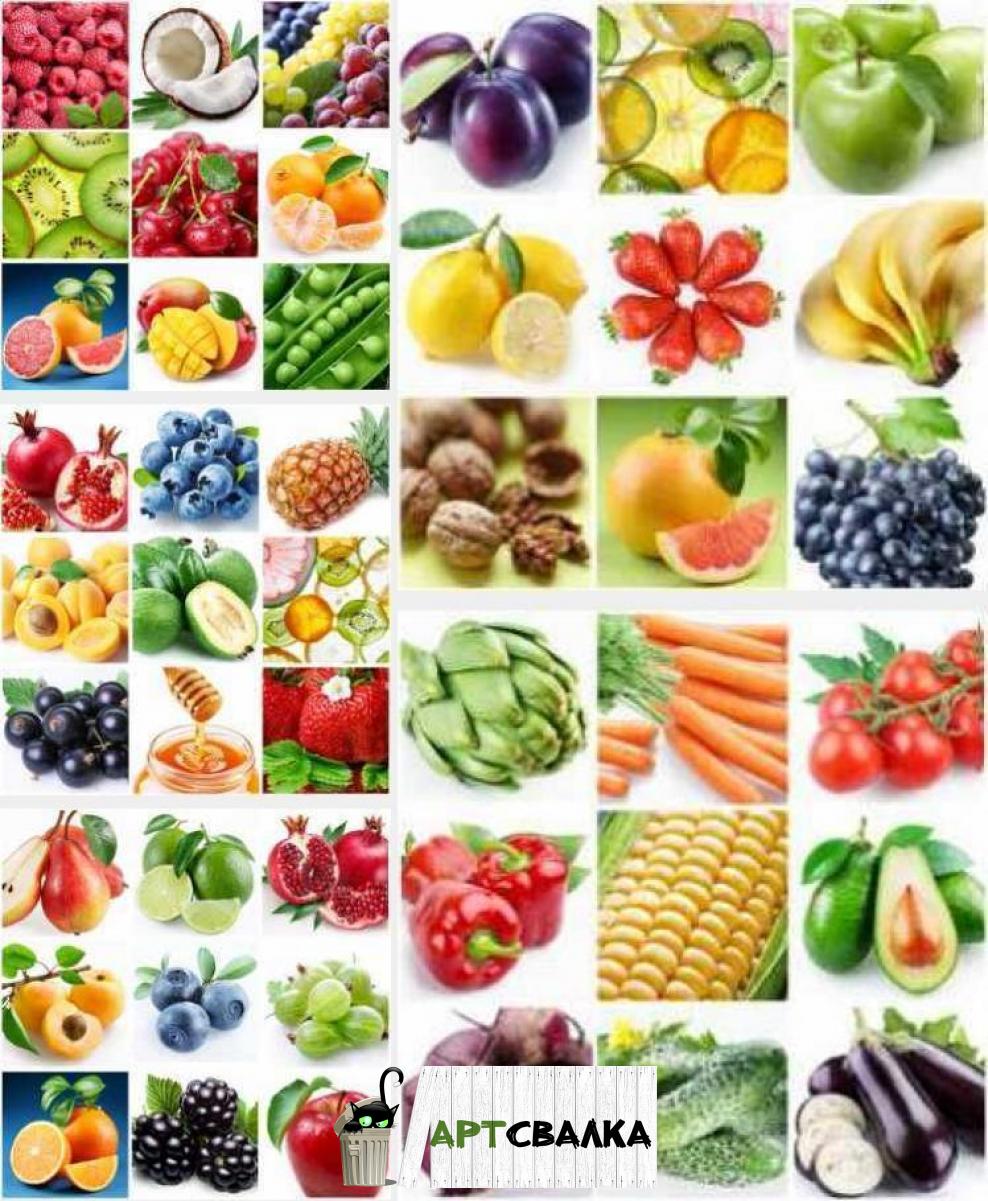 Фрукты и овощи в наборах | Fruits and vegetables in sets